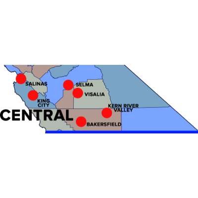 Map of Region Central
